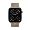 Apple Watch GPS + Cellular 46mm auksinis titano korpusas auksinė Milanese kilpa M/L
