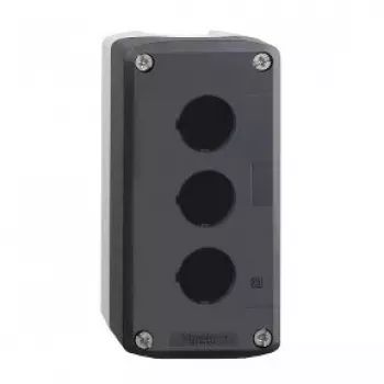 Sieninė plokštė / jungiklio dangtelis Schneider Electric XALD03, pilka, polikarbonatas