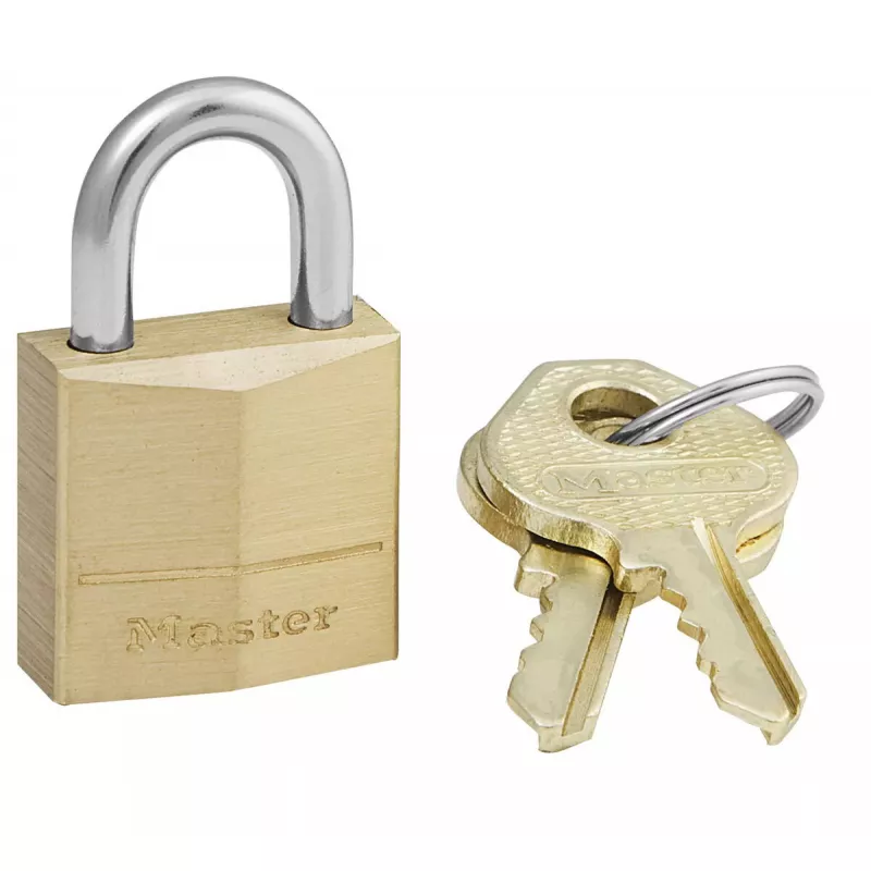 Lagamino raktinė spyna MASTER LOCK 20 mm pločio tvirtas žalvarinis korpusas