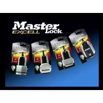 Spyna MASTER LOCK 45 mm Excell laminuotas plienas 3 vnt. rinkinys su 51 mm apkaba