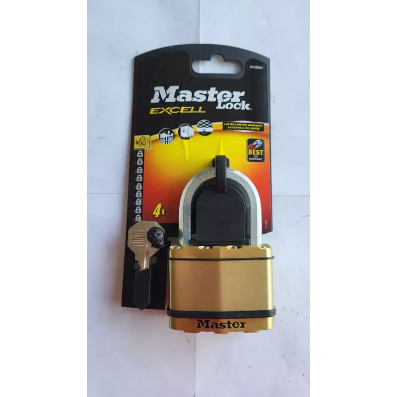 Pakabinama spyna MASTERLOCK M15BEURDLF laminuotas plienas 64 mm grandis valdoma raktu