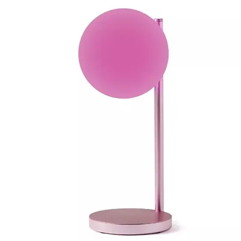 Stalinė LED lempa Lexon Bubble Lamp LH70LP šviesiai rožinė 15W su belaidžiu įkrovikliu