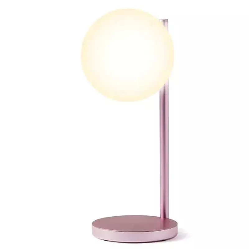 Stalinė LED lempa Lexon Bubble Lamp LH70LP šviesiai rožinė 15W su belaidžiu įkrovikliu