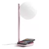 Stalinė LED lempa Lexon Bubble Lamp LH70LP šviesiai rožinė 15W su belaidžiu įkrovikliu