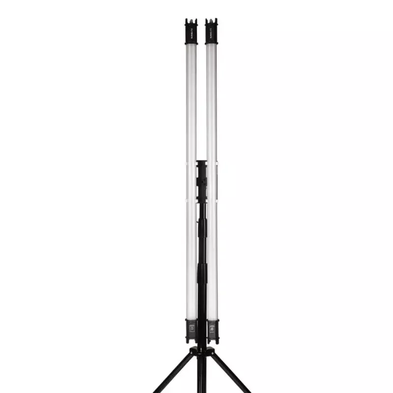 Montavimo komplektas Nanlite Pavotube Double Bank 2 T12 LED stulpinis juodas