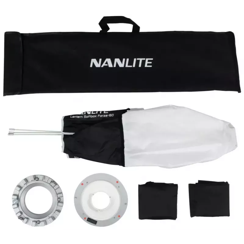 Šviesos modifikatorius Nanlite LT-FZ60 sidabrinis baltas 45 cm skersmuo