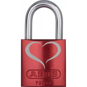 Pakabinama spyna ABUS 72/40 Look 2 SL 6 — nerūdijančio plieno lankelis, 40 mm korpuso plotis