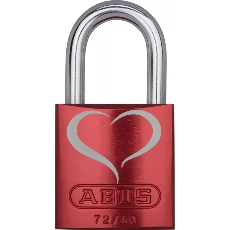 Pakabinama spyna ABUS 72/40 Look 2 SL 6 — nerūdijančio plieno lankelis, 40 mm korpuso plotis