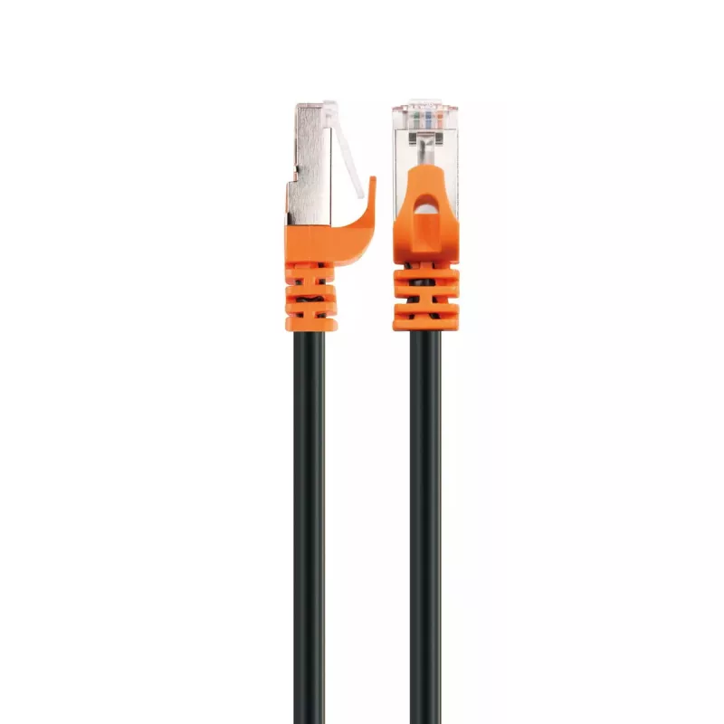 Tinklo kabelis Schwaiger CKO7020 531 RJ-45 Cat7 2 m juodas oranžinis