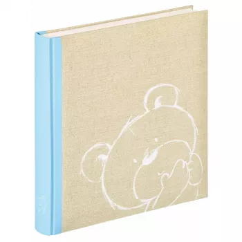 Nuotraukų albumas Walther Design Baby Dreamtime mėlynas rudas 50 lapų