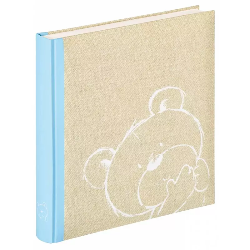 Nuotraukų albumas Walther Design Baby Dreamtime mėlynas rudas 50 lapų