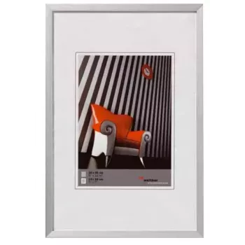 Chair Walther Design AJ040S 30x40 sidabrinis