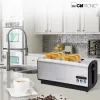 Skrudintuvas Clatronic TA 3687 4 riekėms 1200 W Juoda Nerūdijantis plienas