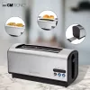 Skrudintuvas Clatronic TA 3687 4 riekėms 1200 W Juoda Nerūdijantis plienas
