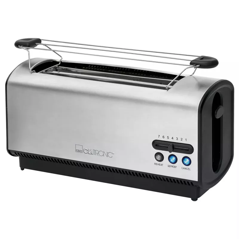 Skrudintuvas Clatronic TA 3687 4 riekėms 1200 W Juoda Nerūdijantis plienas