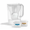 Vandens filtro ąsotis Brita Style Essential 2,4 l permatomas baltas