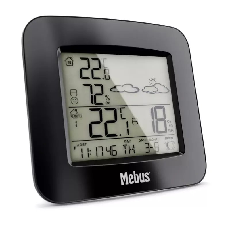 Oro stotis Mebus 40715 Funk, juoda