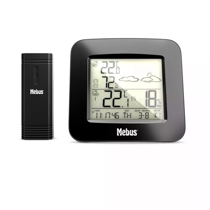 Oro stotis Mebus 40715 Funk, juoda