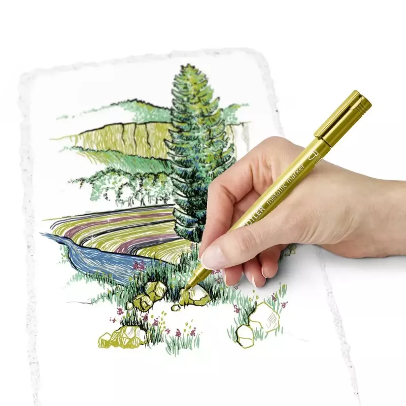Marker Staedtler 8323 2 vnt. juodas