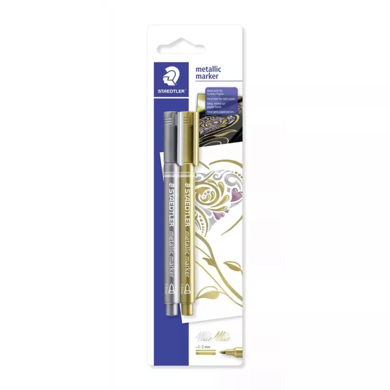 Marker Staedtler 8323 2 vnt. juodas