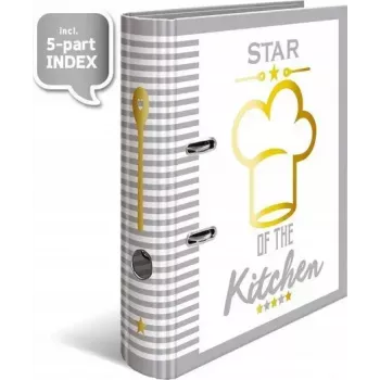 Aplankas Herma Star of the Kitchen DIN A4 19662 – žiedinis segtuvas A4 dokumentams