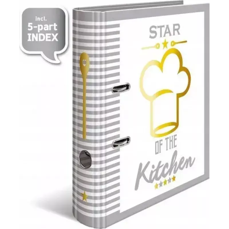 Aplankas Herma Star of the Kitchen DIN A4 19662 – žiedinis segtuvas A4 dokumentams