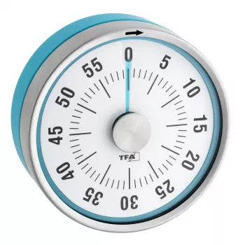 Mechaninis virtuvės laikmatis TFA-Dostmann 38.1028.20 Turquoise 60 min