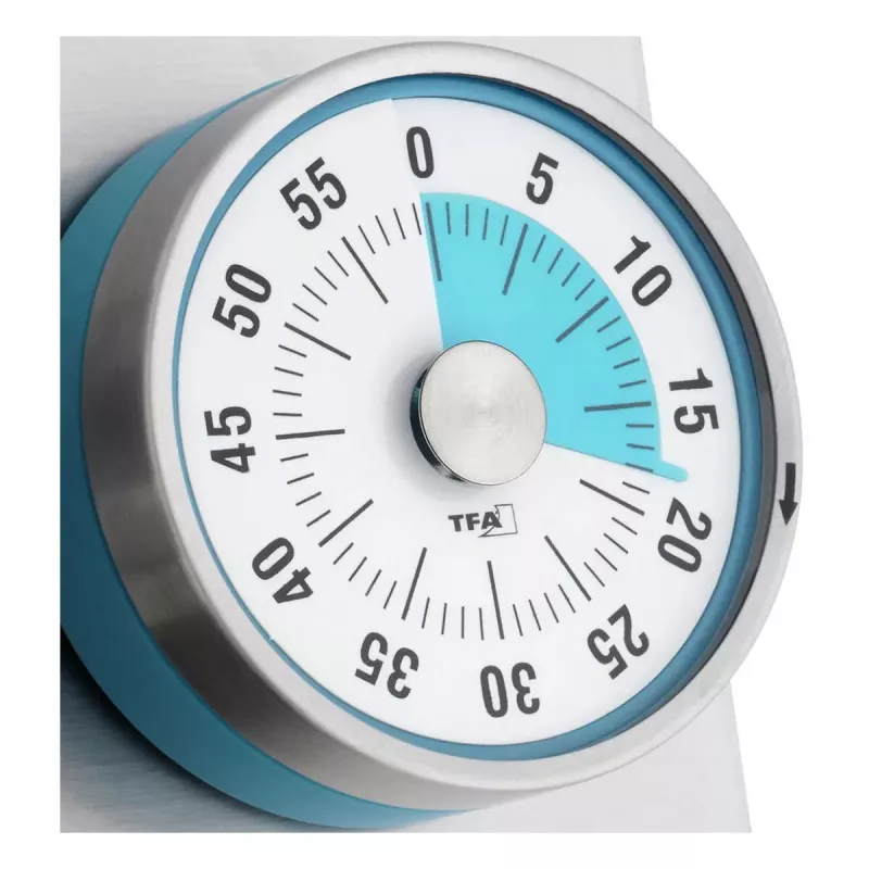 Mechaninis virtuvės laikmatis TFA-Dostmann 38.1028.20 Turquoise 60 min