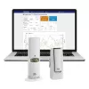 Aplinkos jutiklis tfa dostmann WeatherHub išmanieji namai belaidis — drėgmė ir temperatūra, Wi‑Fi, AC/baterija (AA), 40×28×104 mm