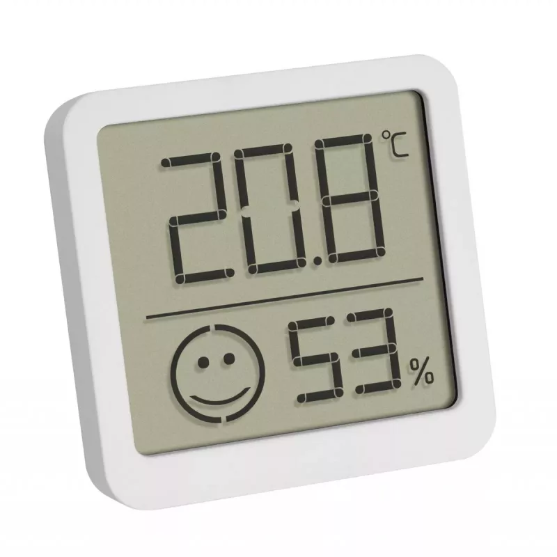 Elektroninis aplinkos termometras TFA-Dostmann 30.5053.02 vidaus/lauko Skaitmeninis Sidabrinis Baltas