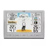 TFA-Dostmann Meteo Jack Sidabrinė vidaus ir lauko termometras, higrometras, barometras