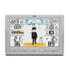 TFA-Dostmann Meteo Jack Sidabrinė vidaus ir lauko termometras, higrometras, barometras