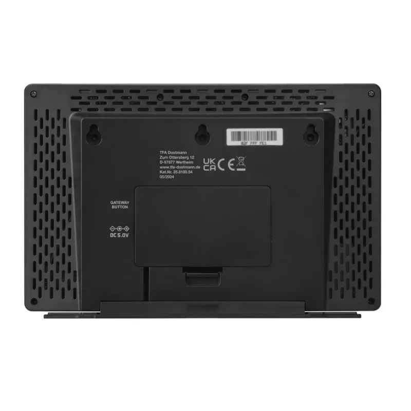 TFA-Dostmann TFA.me Sidabrinė LCD Baterija Wi-Fi Anemometras Higrometras Termometras