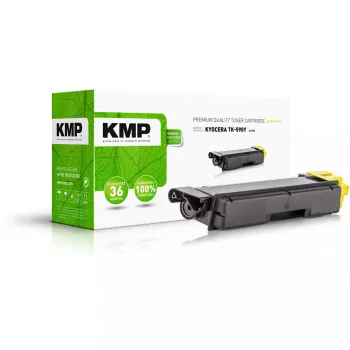 KMP Dažų kasetė Kyocera TK-590Y/TK590Y 5000 puslapių Geltona