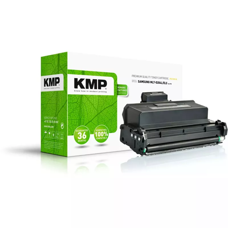 KMP dažų miltelių kasetė Samsung MLT-D204L/ELS 5000 puslapių juoda