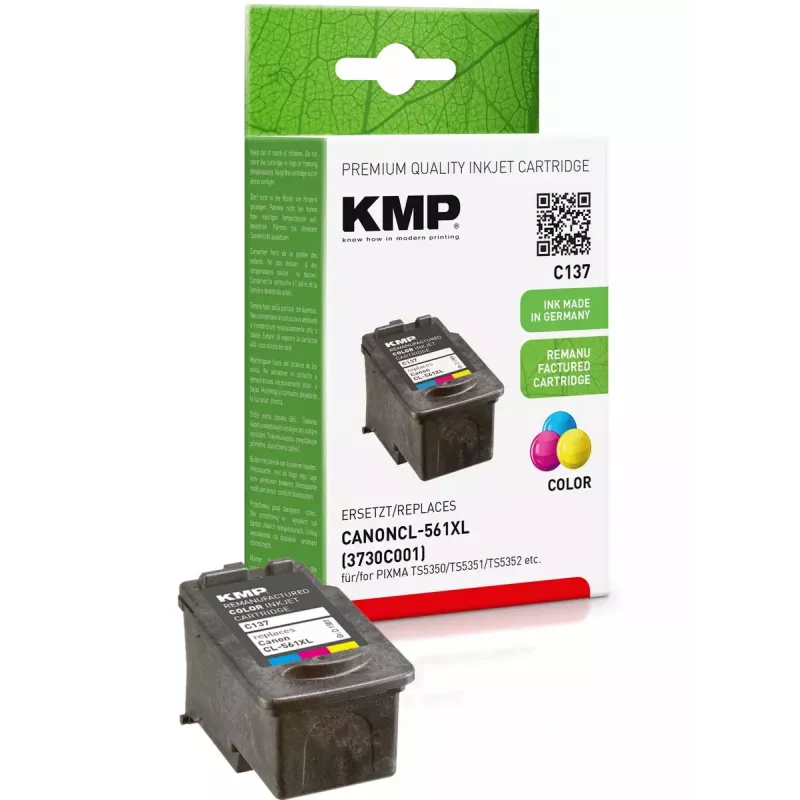 Rašalo kasetė KMP C137 Cianas Magenta Geltona