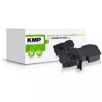 KMP dažų miltelių kasetė Kyocera TK-5220K 1200 S juoda