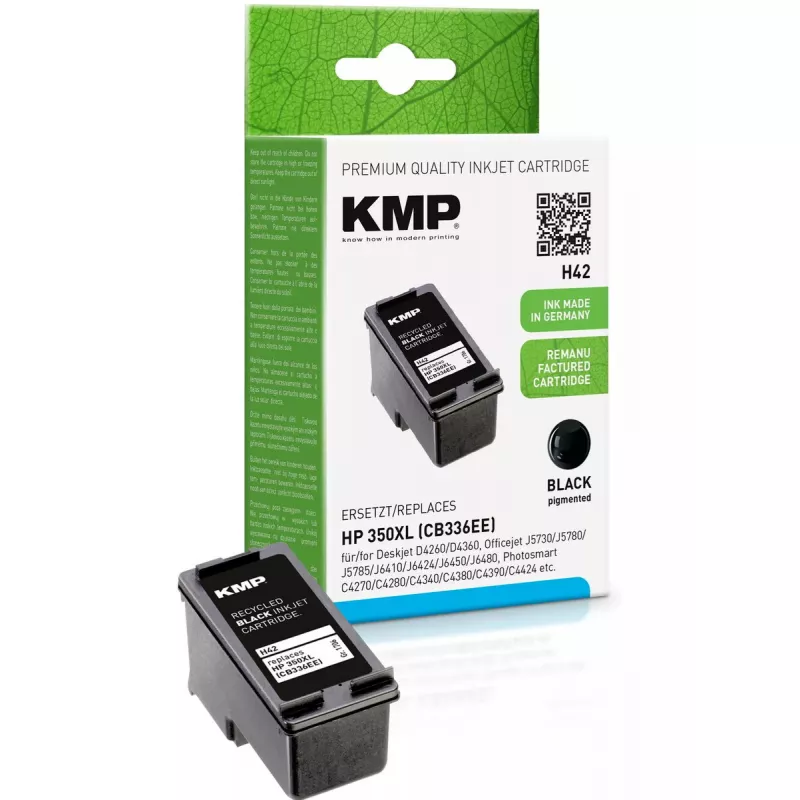 Cartridge KMP HP CB336EE Nr.350XL Juoda