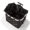 Tote bag Reisenthel Carrycruiser — 40 L, aliuminio rėmas, poliesteris, 420×320 mm, juoda/įvairiaspalvė