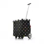 Tote bag Reisenthel Carrycruiser — 40 L, aliuminio rėmas, poliesteris, 420×320 mm, juoda/įvairiaspalvė