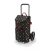 Reisenthel Citycruiser juodas prekių vežimėlis 20 kg apkrova 2 ratai