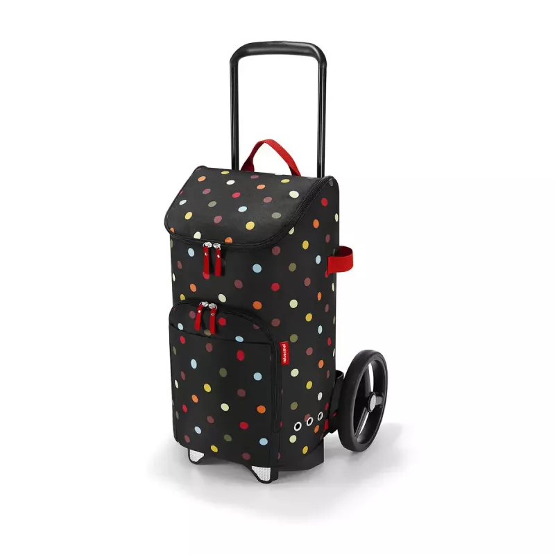 Reisenthel Citycruiser juodas prekių vežimėlis 20 kg apkrova 2 ratai