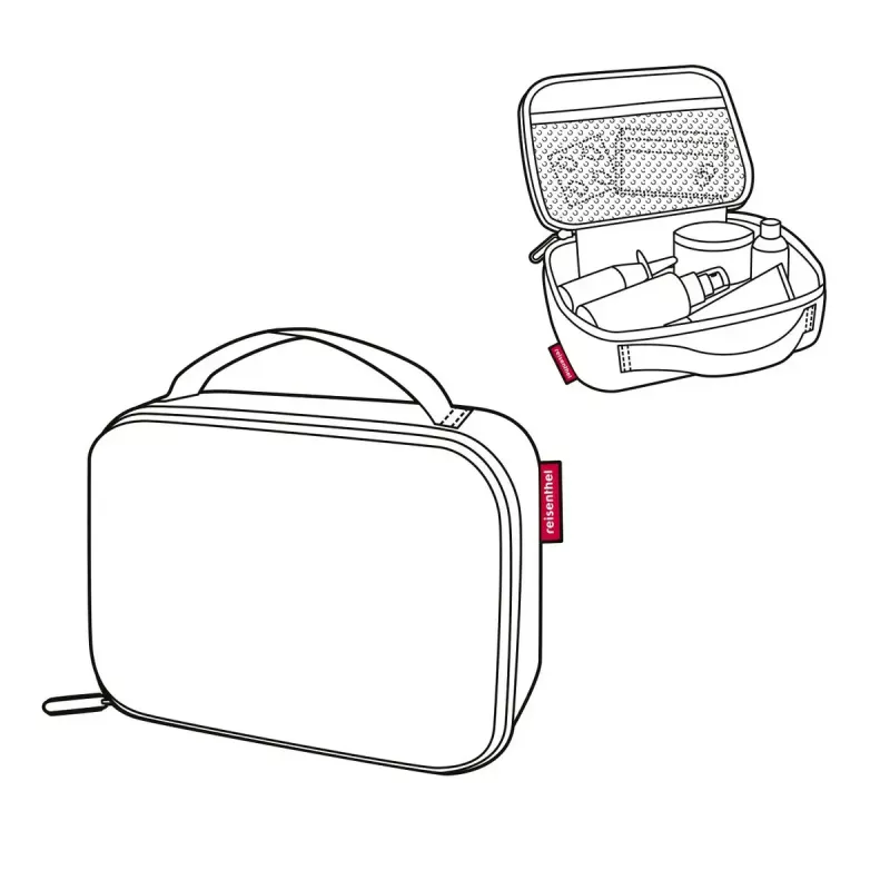Termo talpykla Reisenthel Thermocase Dots 1,5 L juoda aliuminis poliesteris