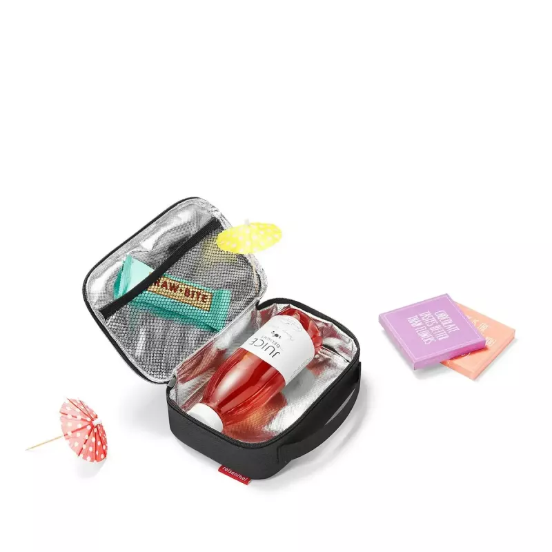 Termo talpykla Reisenthel Thermocase Dots 1,5 L juoda aliuminis poliesteris