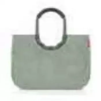 Tote bag Reisenthel loopshopper L — 25 L, 460×250 mm, žalia, aliuminio rėmas