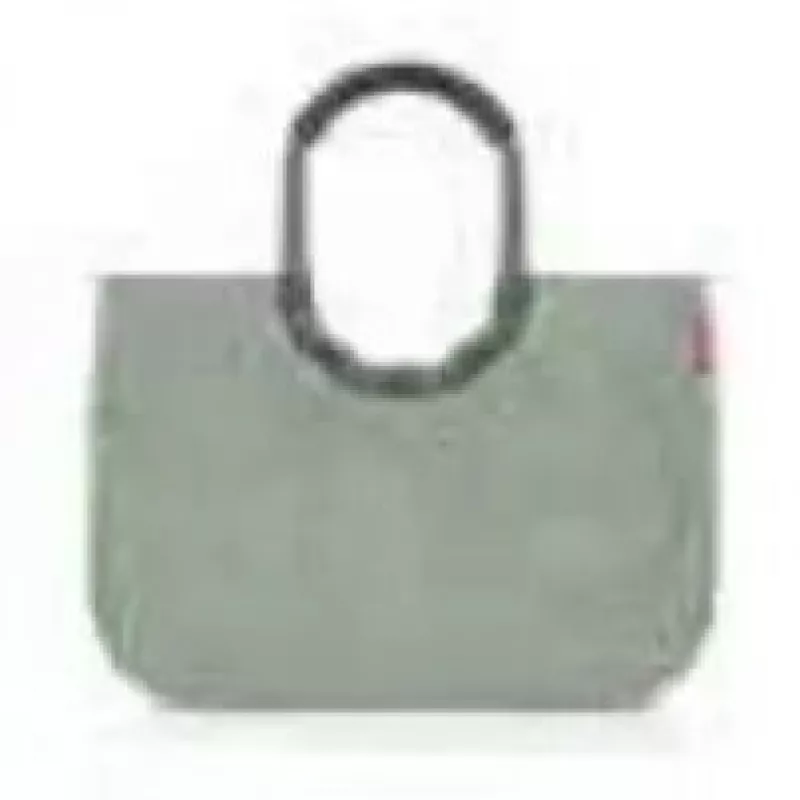 Tote bag Reisenthel loopshopper L — 25 L, 460×250 mm, žalia, aliuminio rėmas