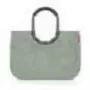 Tote bag Reisenthel loopshopper L — 25 L, 460×250 mm, žalia, aliuminio rėmas