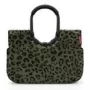 Tote bag Reisenthel loopshopper L — 25 L, 460×250 mm, aliuminio rėmas, juoda/ruda