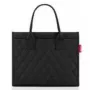 Tote bag Reisenthel daily shopper business — Poliesteris, 14 L, Juoda, Užtraukiamas užsegimas