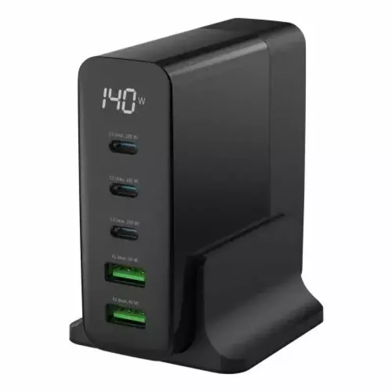 Patalpos įkroviklis Ansmann DC5140PD universalus juodas USB greitasis įkrovimas
